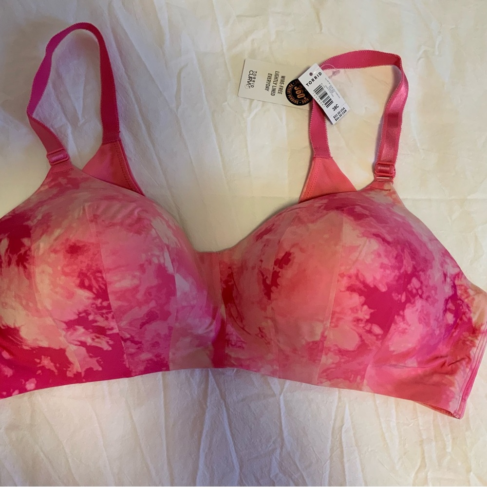 NWT TorridPink Tie-Dye Women's Bra
